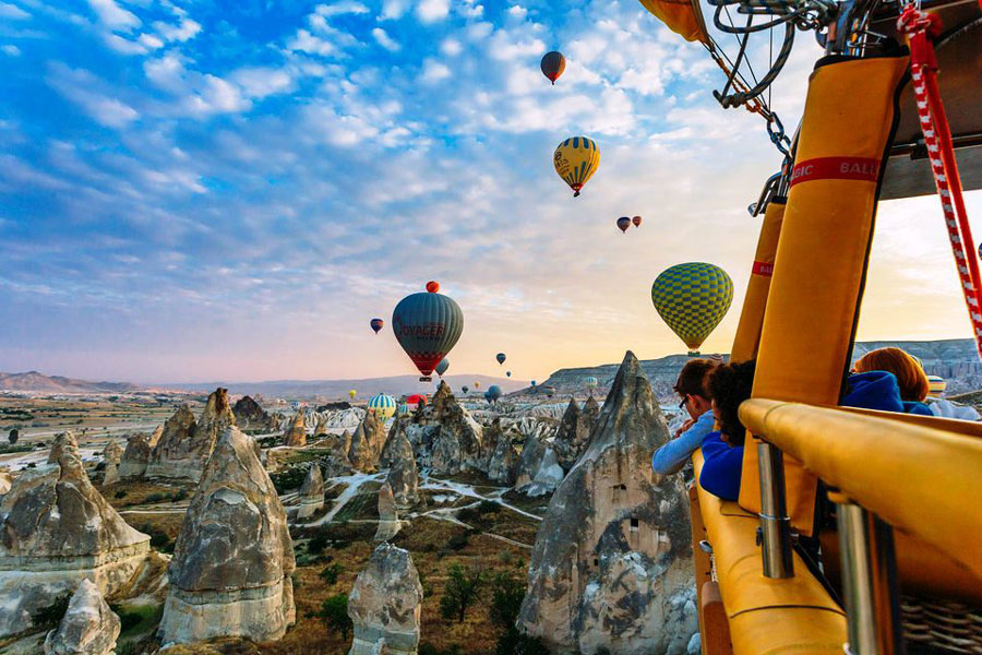 Hot air balloon flight in Cappadocia Nevsehir